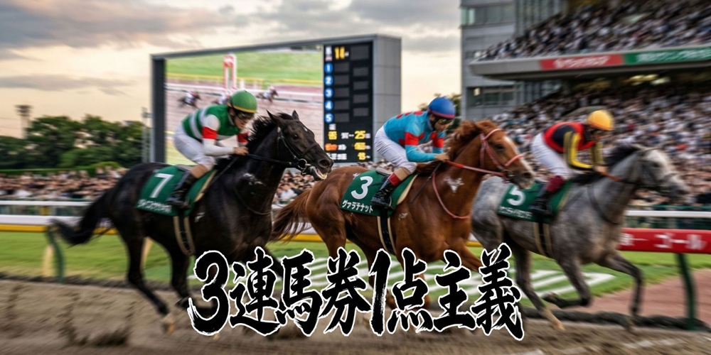 3連馬券1点主義（まうまう企画）の評判！多点買いのトリガミ地獄から抜ける方法
